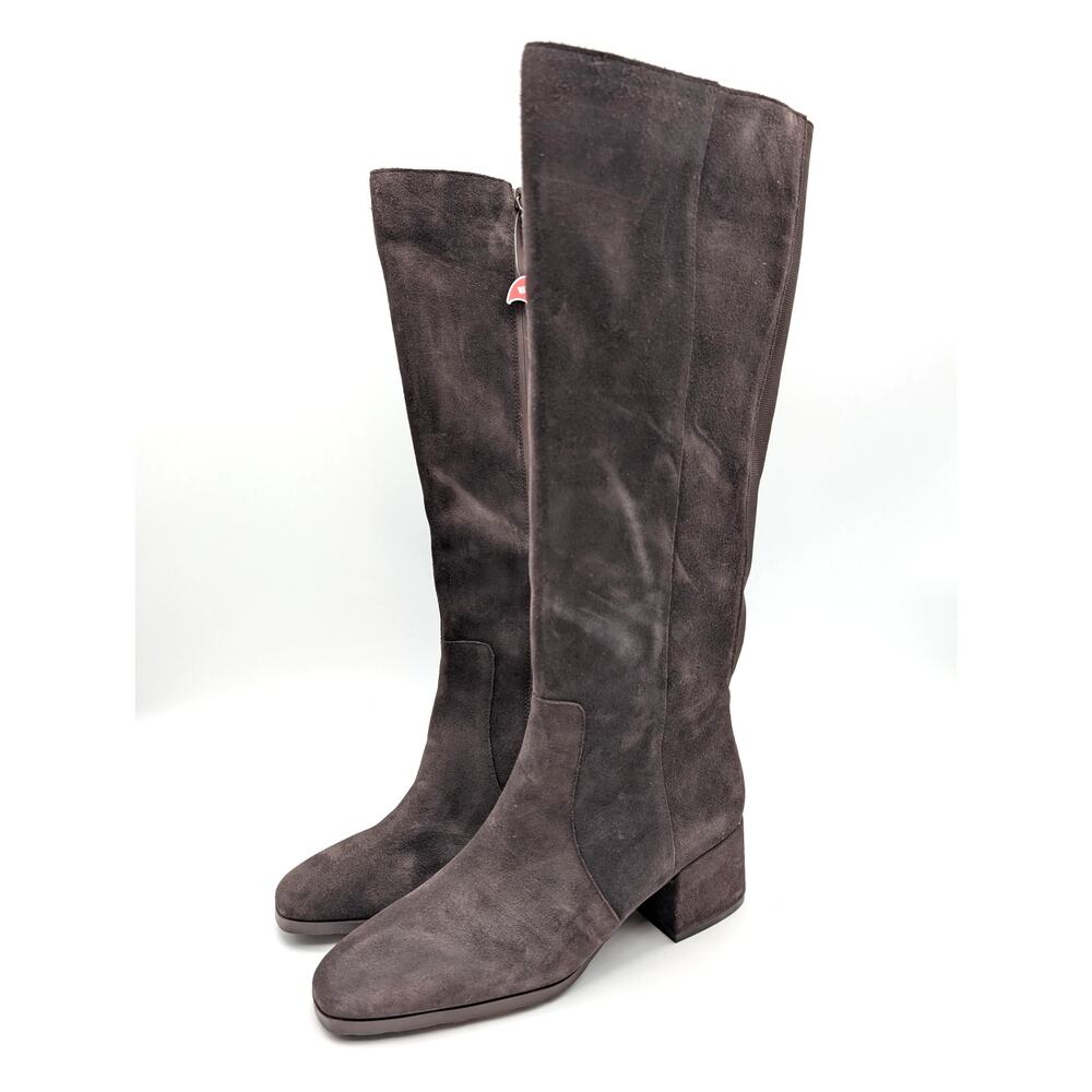 Blondo Felicity Knee High Riding Boots Side Zip Women's Brown Size US8.5M EU39